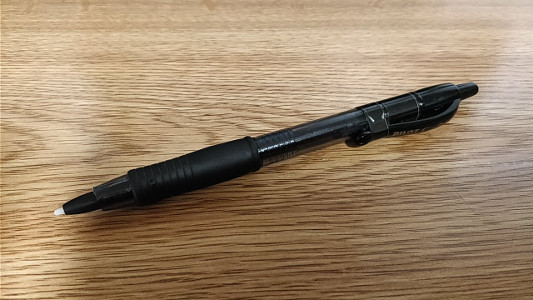 The stylus in a G2 shell.